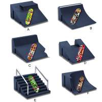 Toy Finger Skateboard Skatepark Mini Rails with Finger Scooter Kits Parks staircase