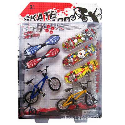 Classical Toys Finger Skateboard Kits with 2pcs BMX and 5pcs skateboard