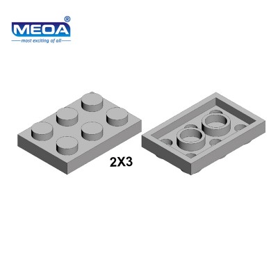 Bulk Pieces Building Blocks Spare Parts 2X3 Bricks 6 Dots Multi Color Blocks Parts Accessories MOC Creator Bricks Assembly Kits