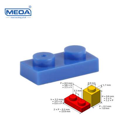 Bulk Sales Toys Building Blocks Spare Parts 1X2 Bricks Blocks Parts 2 Dots MOC Creator Assemble Bricks Accessories for DIY Play