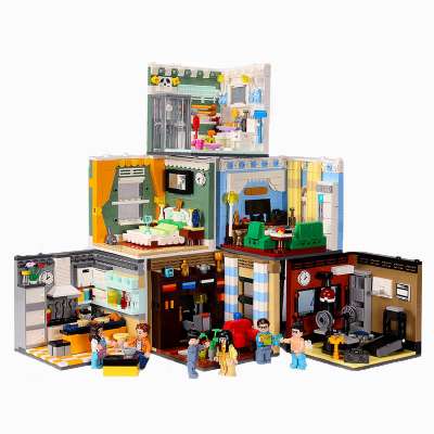 6 in 1XINGBAO 01401 City Series Building Blocks The Living House Building Bricks Set Educational Toys City blocks toys