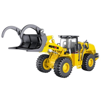 Die casting toys Huina 1/50 Metal Excavator Vehicle Model Alloy Bulldozer Car for Children Toy Car